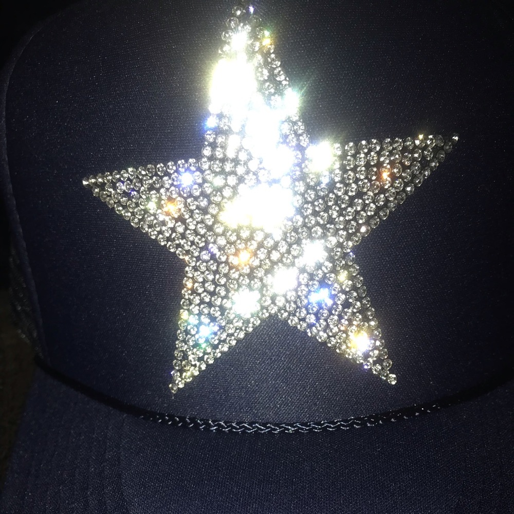 Dallas  Cowboys rhinestone star ⭐️ truckers hat